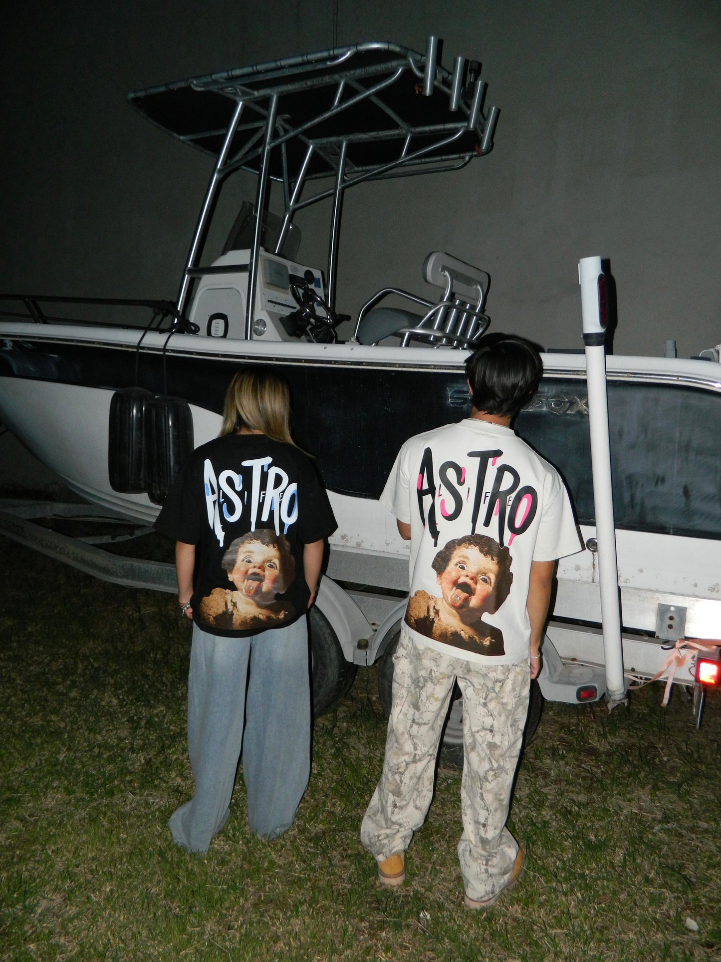 Playera Semi Oversize Negra Gramaje 305