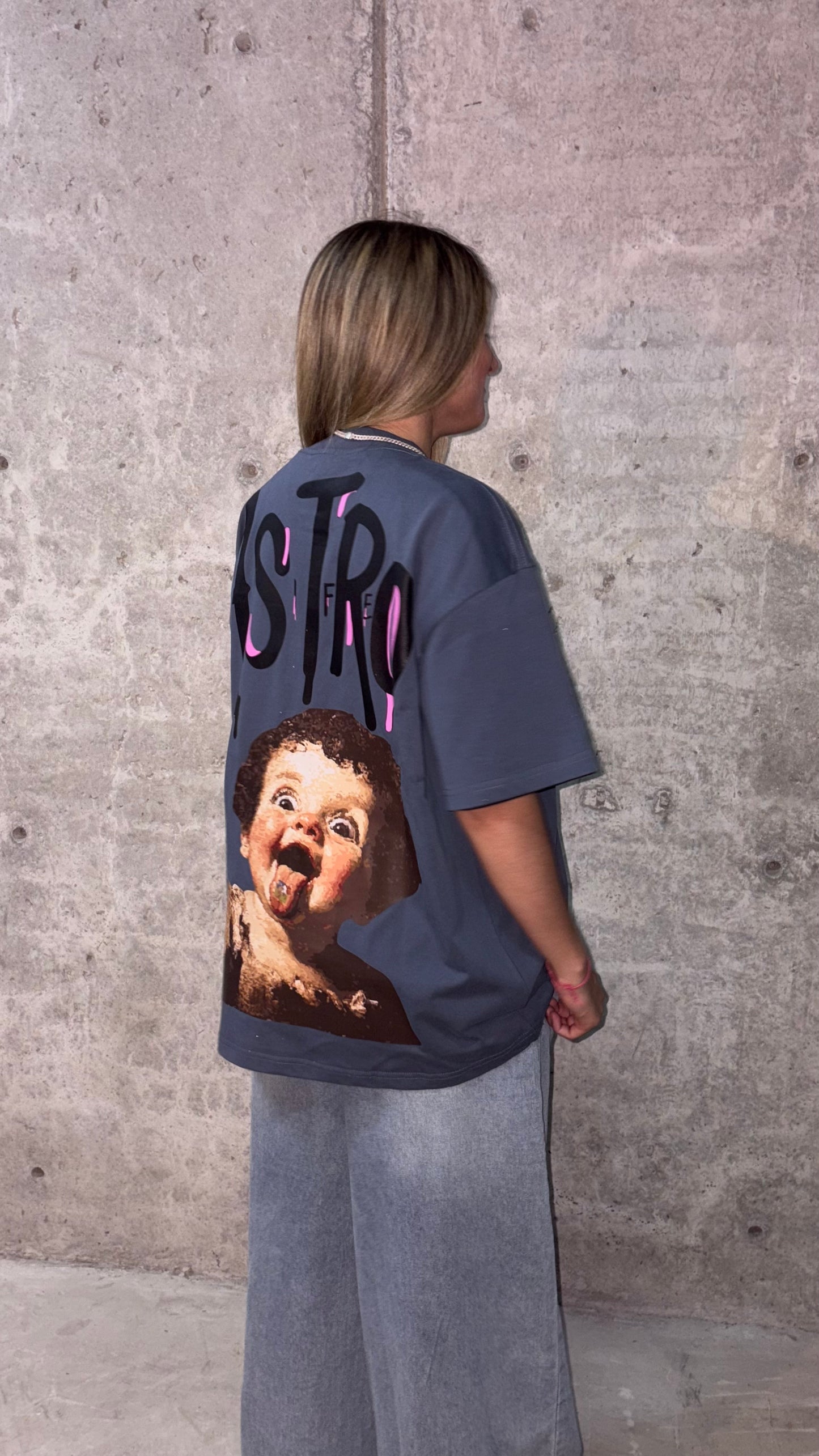 Playera Semi Oversize MIN BLUE  PIEAZA 1/1