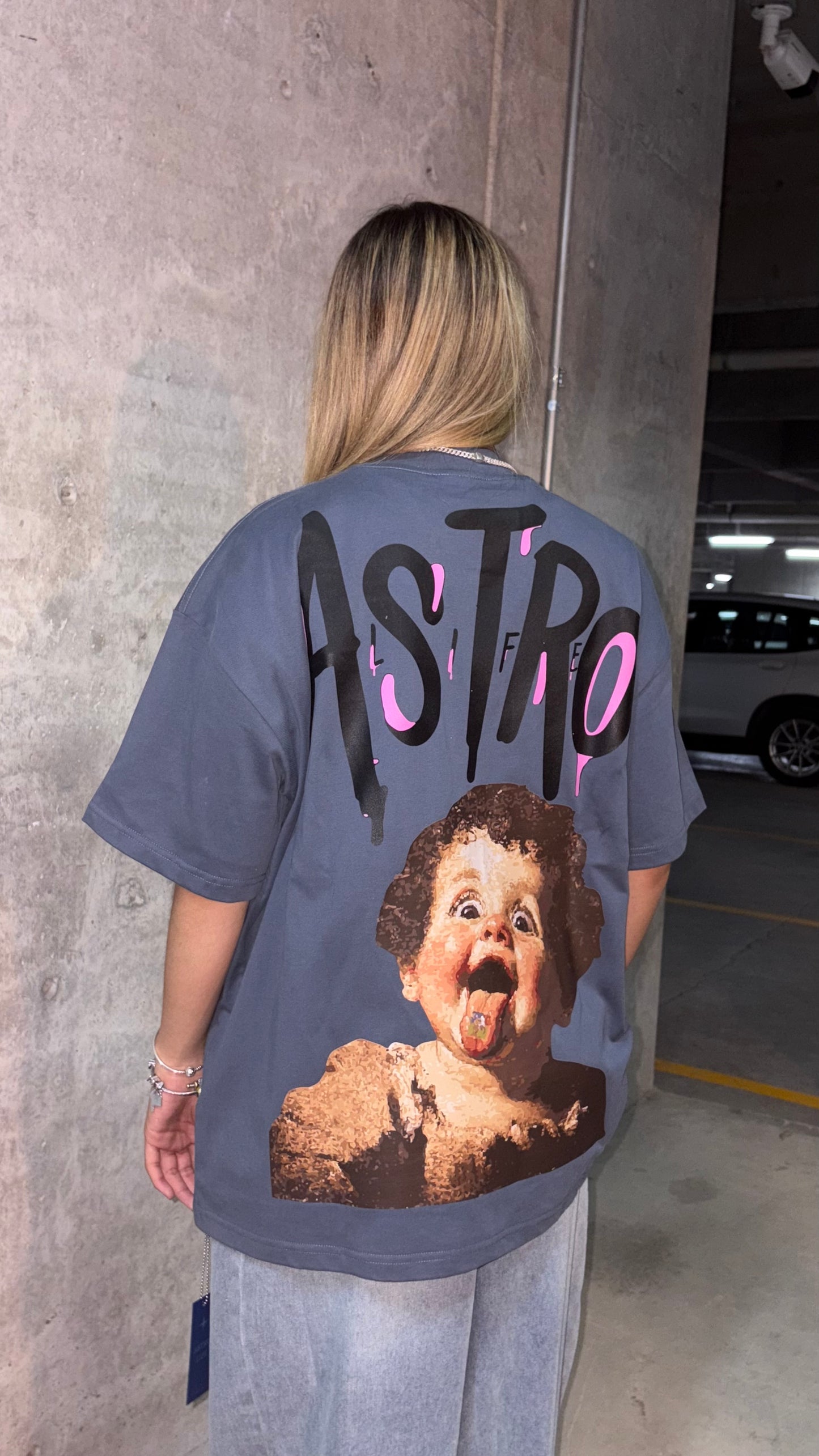 Playera Semi Oversize MIN BLUE  PIEAZA 1/1