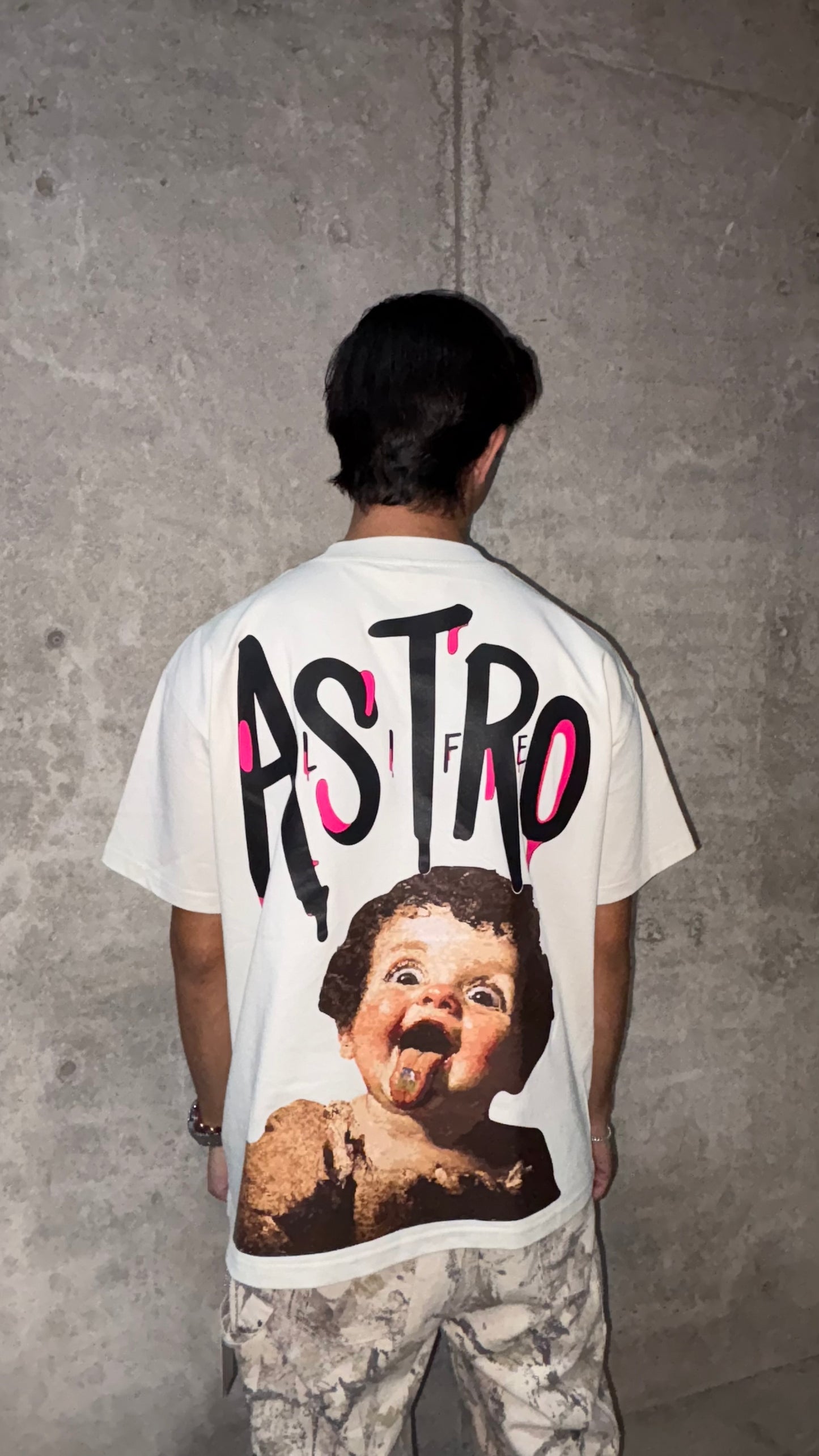 Playera Semi Oversize OFF WHITHE Gramaje 305