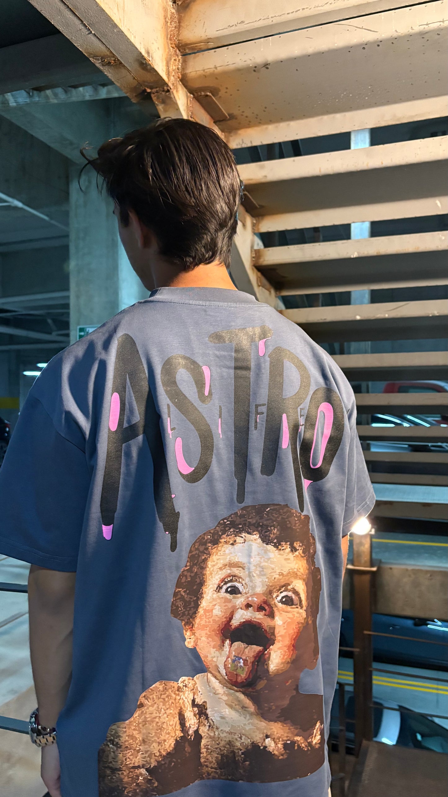 Playera Semi Oversize MIN BLUE  PIEAZA 1/1